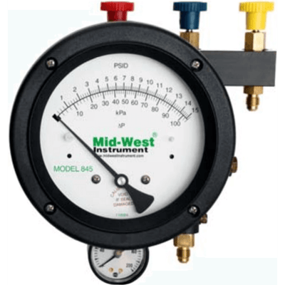 Mid-West Backflow Prevention Assembly Test Kit, Model 845-3